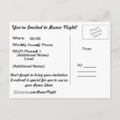 Speciale Bunco Post Kaart Uitnodigingen (Achterkant)