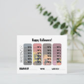 Speciale Bunco Post Kaart Uitnodigingen (Staand voorkant)