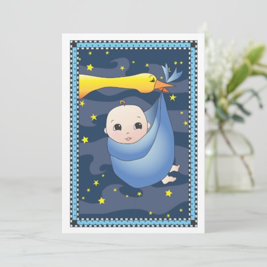 Speciale bundel van het Baby shower van de Opslag  Kaart (Staand voorkant)