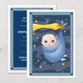 Speciale bundel van het Baby shower van de Opslag  Kaart (Voorkant / Achterkant)