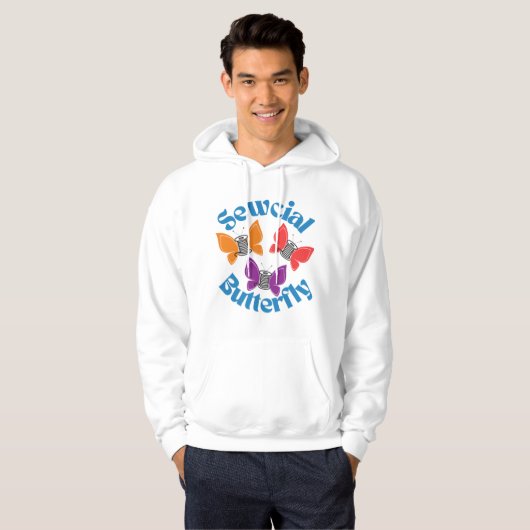 Speciale Butterfly Hooded Sweatshirt (Voorkant volledig)
