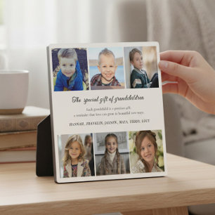 Speciale Cadeau Kleinkinderen Foto Collage Plaquet Fotoplaat