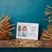 Speciale cadeau! SISTER Foto Plaque met Easel Fotoplaat (Zijkant)