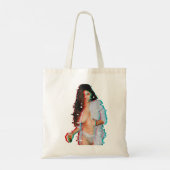 Speciale Cadeaus Mannen Mia Khalifa Glitched Art Tote Bag (Achterkant)
