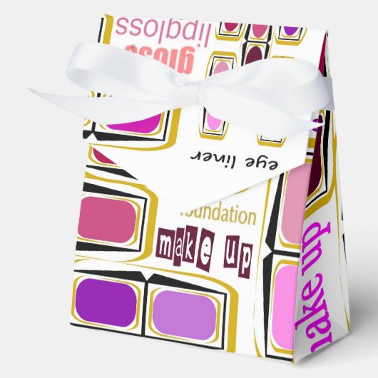 Speciale cadeauschatulle voor make-up bedankdoosjes (Voorkant)