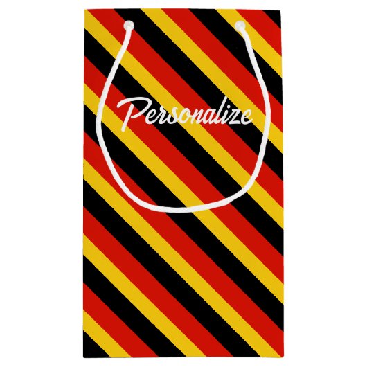 Speciale cadeautassen met Duitse vlag Klein Cadeauzakje (Achterkant)