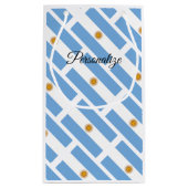 Speciale cadeautassen met vlag van Argentinië Klein Cadeauzakje (Achterkant)