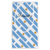 Speciale cadeautassen met vlag van Argentinië Klein Cadeauzakje (Voorkant)