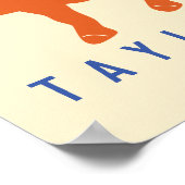 Speciale Cartoon Bactrian 2 Humps Camel Poster (Hoek)