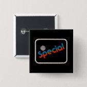 Speciale CBC - 1978-promo-afbeelding Vierkante Button 5,1 Cm (Voorkant /achterkant)