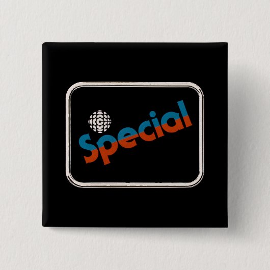 Speciale CBC - 1978-promo-afbeelding Vierkante Button 5,1 Cm (Voorkant)