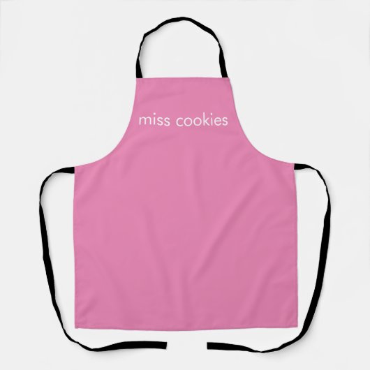 speciale cookies - eenvoudig roze - koekjes - zoet schort (Voorkant)