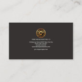 Speciale Creative Faux Gold Line Elegant CEO Visitekaartje (Achterkant)