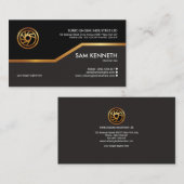 Speciale Creative Faux Gold Line Elegant CEO Visitekaartje (Voorkant / Achterkant)