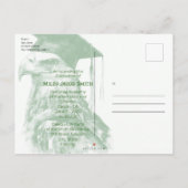 Speciale Custom Afstuderen Invitation Briefkaarten (Achterkant)