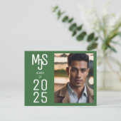 Speciale Custom Afstuderen Invitation Briefkaarten (Staand voorkant)