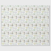 Speciale dag Afbeeldingen Persoonlijk huwelijk Cadeaupapier (Vlak)