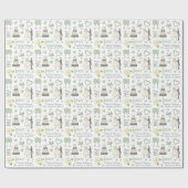 Speciale dag Afbeeldingen Persoonlijk huwelijk Cadeaupapier (Vlak)