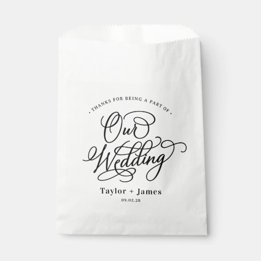 Speciale Dag Bewerkbare Kleur Trouwvoorkeur Tassen Bedankzakje (Voorkant)