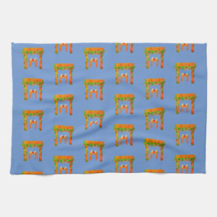 speciale dag Happy Sukkot Kitchen Towel Theedoek