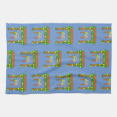speciale dag Happy Sukkot Kitchen Towel Theedoek (Horizontaal)