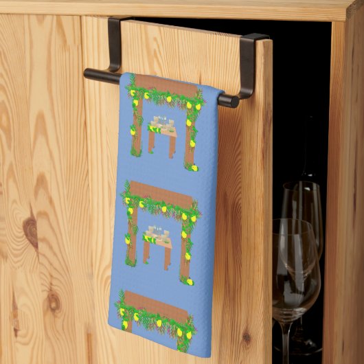 speciale dag Happy Sukkot Kitchen Towel Theedoek (Derde Gevouwen)