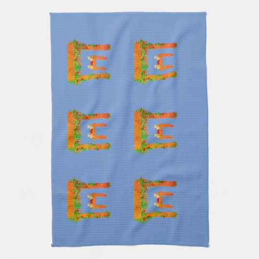 speciale dag Happy Sukkot Theedoek (Verticaal)