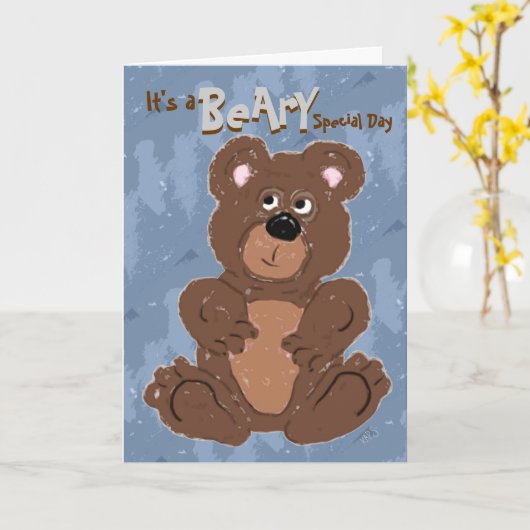 speciale dag kaart (Gele Bloem)