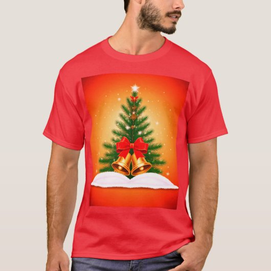"Speciale dag momenten: Kerstboom T-shirt ontwerp (Voorkant)