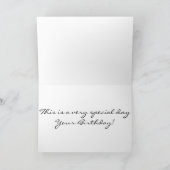 SPECIALE DAG ** SPECIALE DOCHTER ** GELUKKIGE VERJ KAART (Binnen)