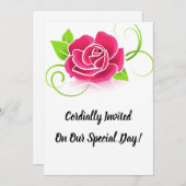 Speciale dag uitnodiging (Voorkant / Achterkant)