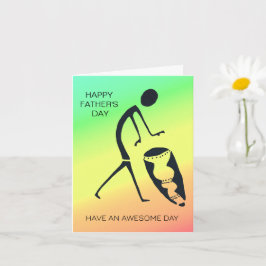 Speciale Dag Vadersdag Viering Kaart