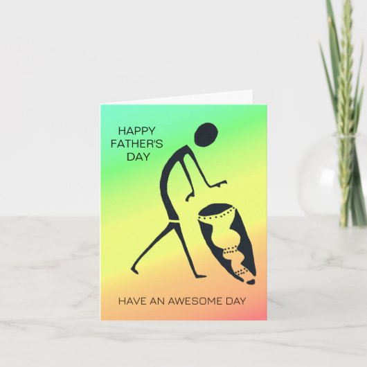 Speciale Dag Viering Vaderdag Kaart (Voorkant)