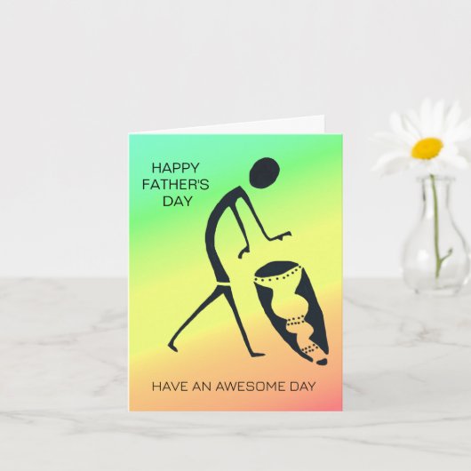 Speciale Dag Viering Vaderdag Kaart (Kleine Plant)