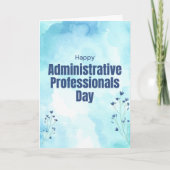 Speciale dag voor administratieve professionals kaart (Voorkant)