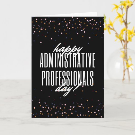 Speciale dag voor administratieve professionals kaart (Gele Bloem)