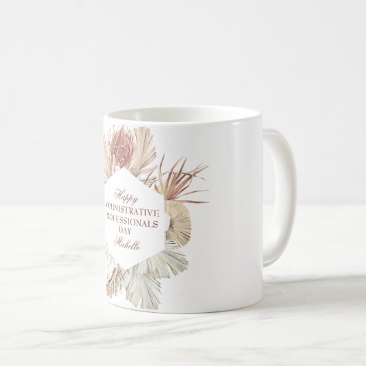 Speciale dag voor administratieve professionals koffiemok (Voorkant rechts)