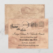 speciale dag waarop de datum wordt opgeslagen aankondigingskaart (Voorkant / Achterkant)