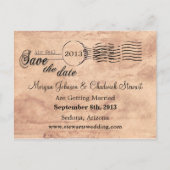 speciale dag waarop de datum wordt opgeslagen aankondigingskaart (Voorkant)