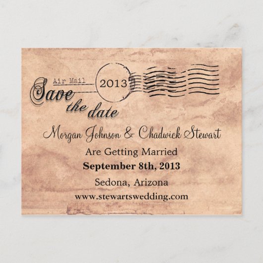 speciale dag waarop de datum wordt opgeslagen aankondigingskaart (Voorkant)