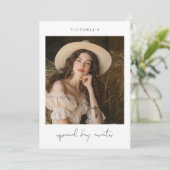 Speciale dag wacht op budget Vrijgezellenfeest Fot Kaart (Staand voorkant)