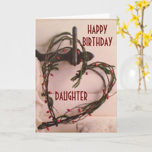 SPECIALE DAG ZOALS JIJ OP VERJAARDAG "DOCHTER" KAART (Gele Bloem)