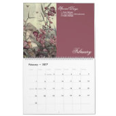 Speciale dagen  flora flacon-illustratie kalender (Feb 2027)