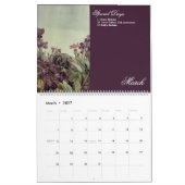 Speciale dagen  flora flacon-illustratie kalender (Mar 2027)