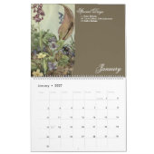Speciale dagen  flora flacon-illustratie kalender (Jan 2027)