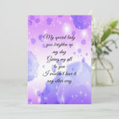 speciale dame kaart (Staand voorkant)