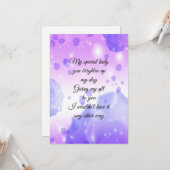 speciale dame kaart (Voorkant / Achterkant in situ)