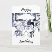 SPECIALE DAME OP UW SPECIALE VERJAARDAG KAART (Voorkant)