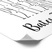 Speciale datums voor aangepaste reeks afdrukken poster (Hoek)