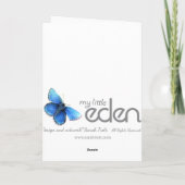 Speciale de moederdagkaart van de Waterlelie van Kaart (Achterkant)